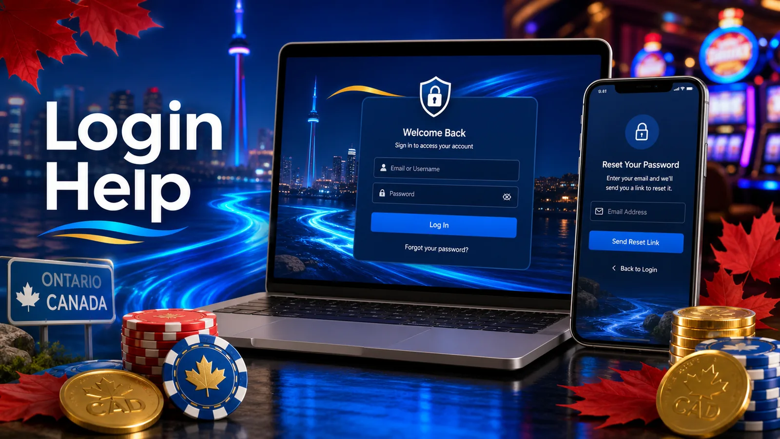 BetRivers Casino Login Ontario content banner